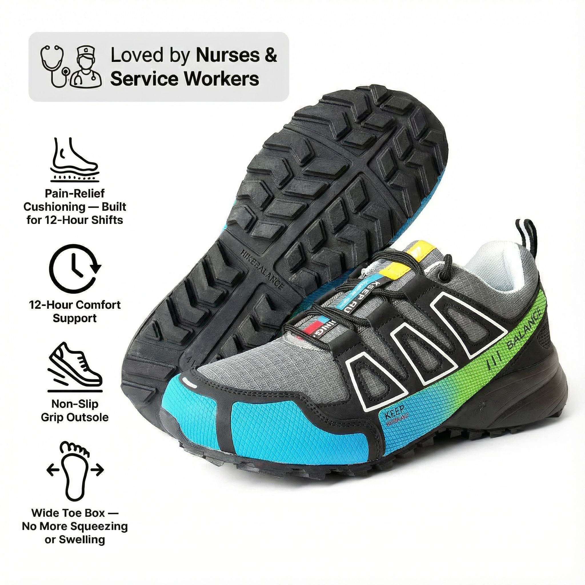 Ortho Balance – Orthopedic, Pain-relieving Walking Shoes